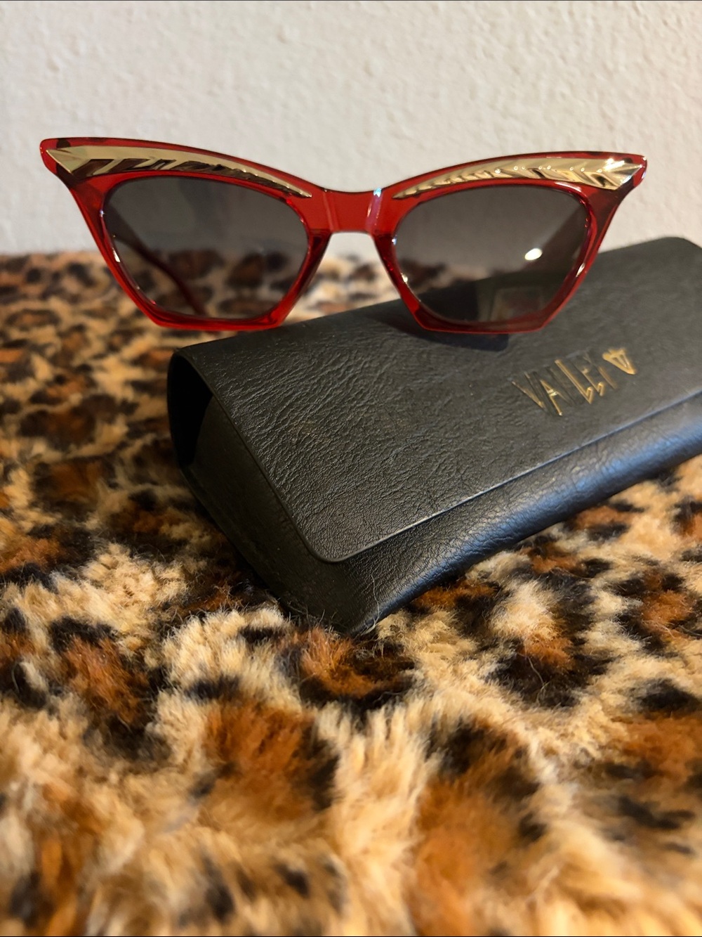 Red Cat-Eye Women's Sunglasses